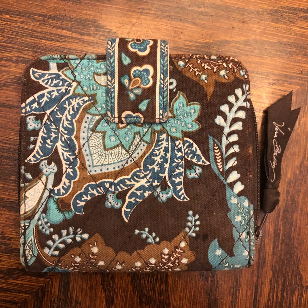 Vera Bradley Java Blue wallet